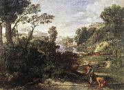 Nicolas Poussin Landscape with Diogenes oil painting artist